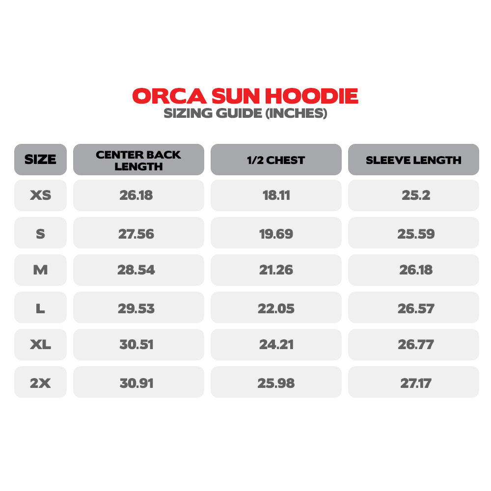 Custom Orca Ultimate Sun Hoodie (Minimum 10)