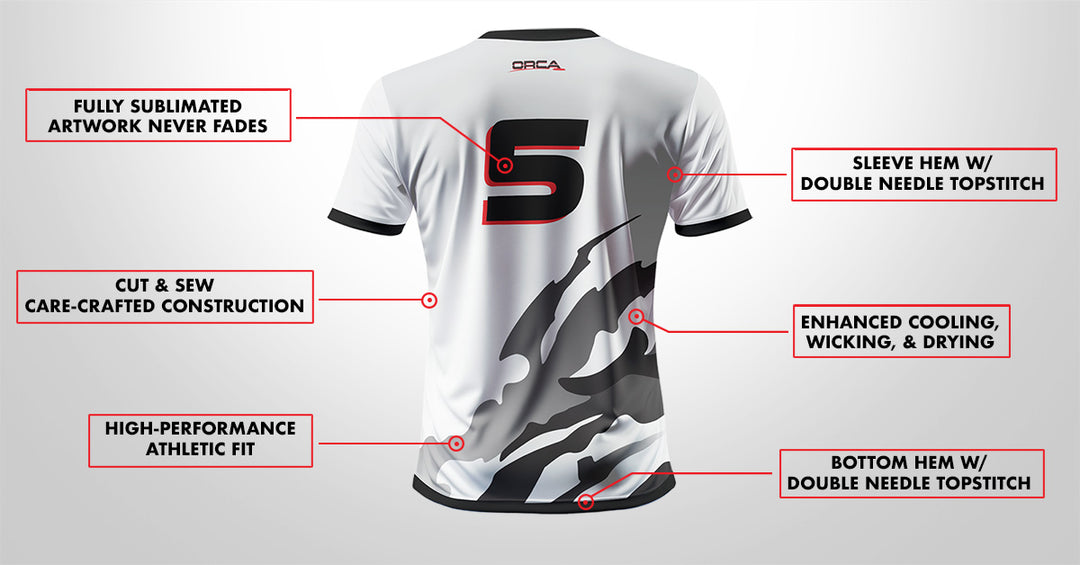 Custom Orca Ultimate Jerseys (Minimum 10) – Five Ultimate