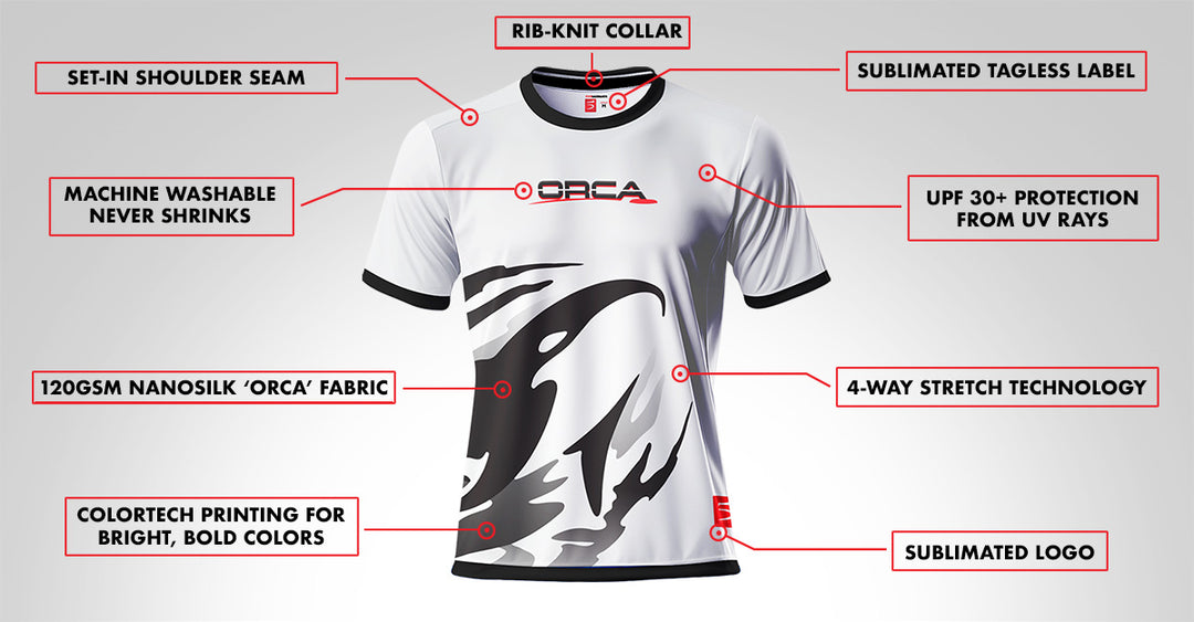 Custom Orca Ultimate Jerseys (Minimum 10) – Five Ultimate
